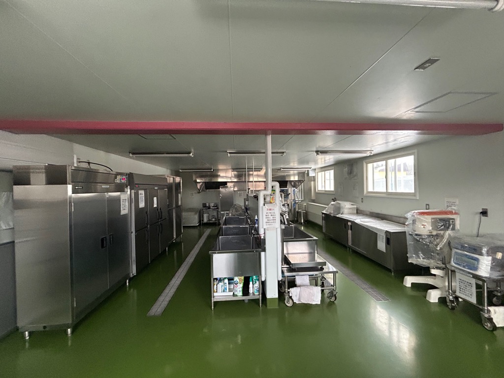 調理室の設備の一覧